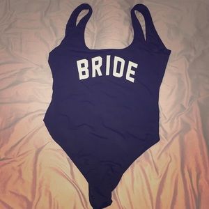 Bride swimsuit